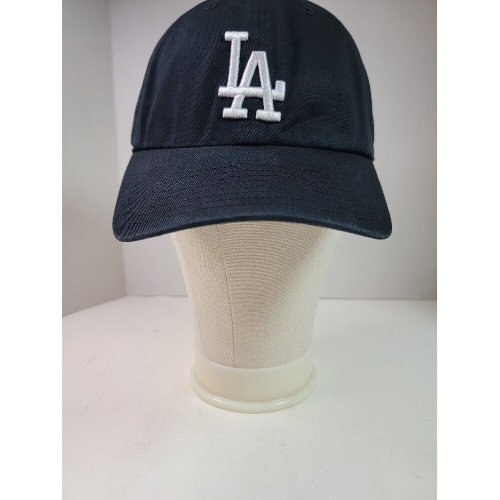 Los Angeles Dodgers MLB Navy Blue LA Logo Adjustable Strapback Dad Hat Cap OSFA